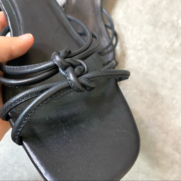 NEW Free People Petra Black Block Heel Sandal - Picture 4 of 8